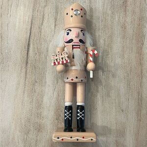 Gingerbread and candy cane Nutcracker